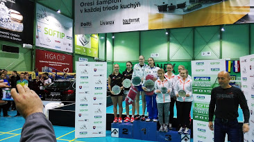 2. místo debl - Tereza Švábíková, Dominika Budzelová