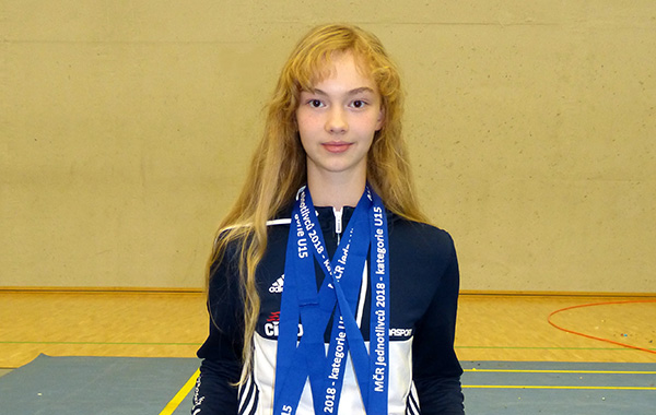 MČR U15, 2018 - tři medaile pro Lucii Metzovou