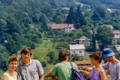 Celá banda (Pohled na Suché skály)